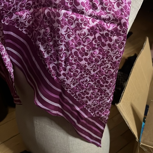 Silk Coach skinny scarf - Picture 3 of 4